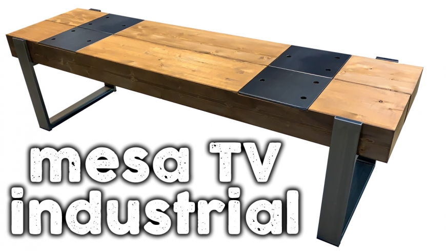 Industrial table for TV