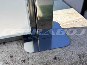 VALLA DE CRISTAL LAMINADO Y ACERO INOXIDABLE